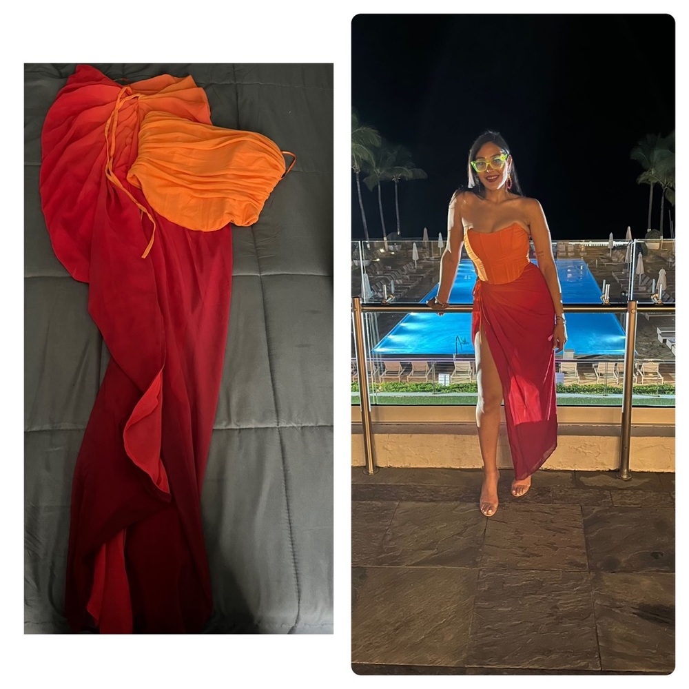 JLUXLABEL “Red Taste Of Summer Skirt Set”